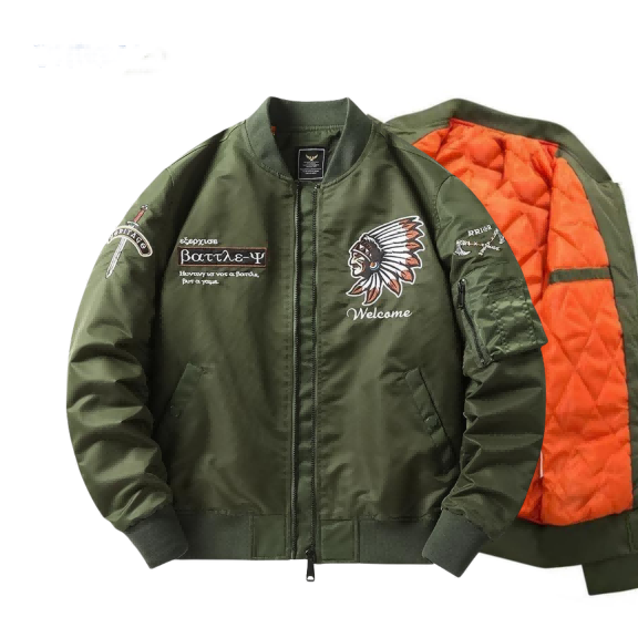 Áo khoác bomber nhãn riêng