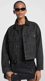 Chaquetas de Denim Negro