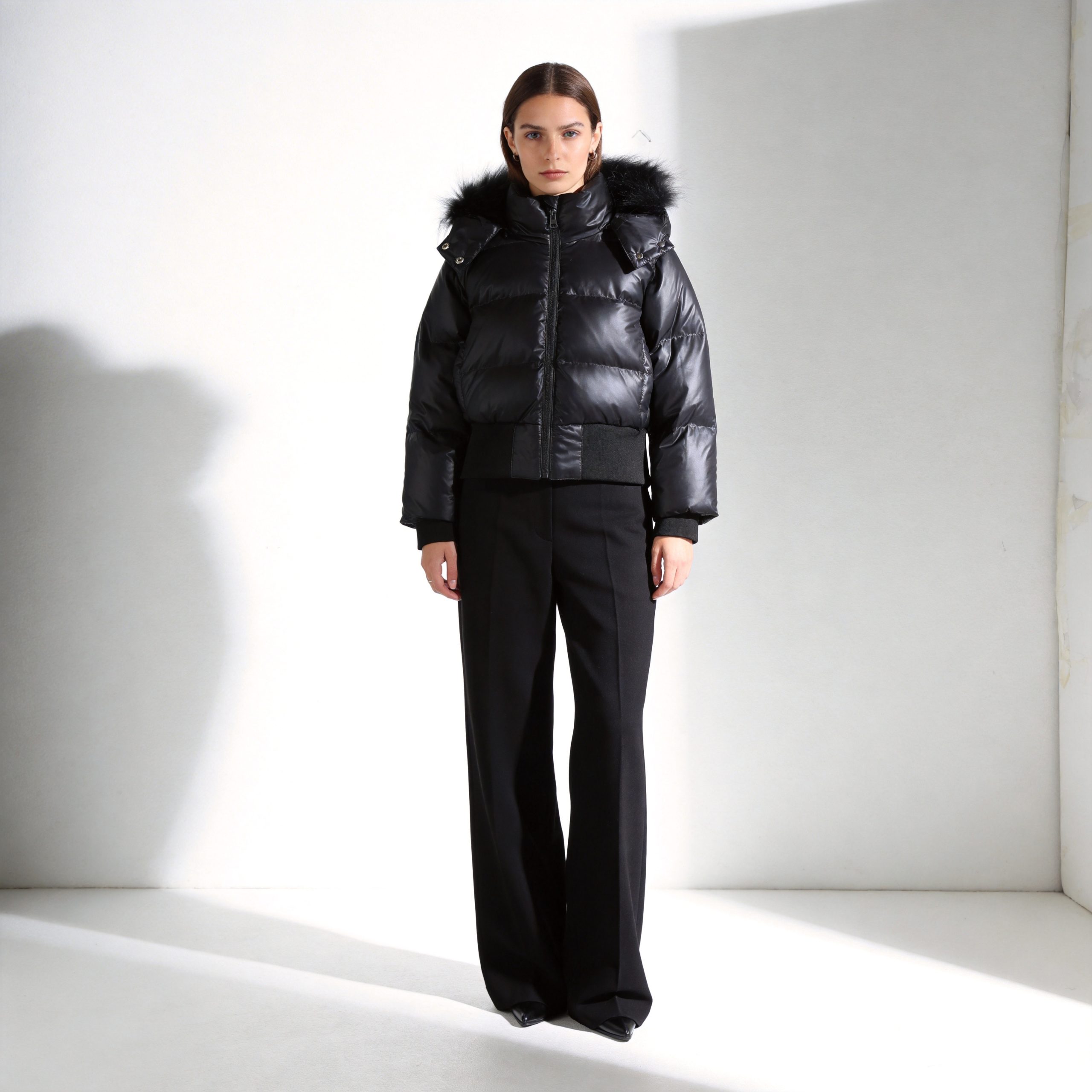 Animal print puffer jacket by ZORWILD
