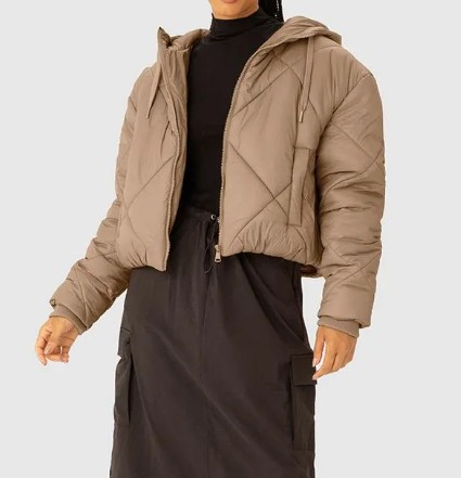 Crew factory quilted jacket outerwear manufacturing