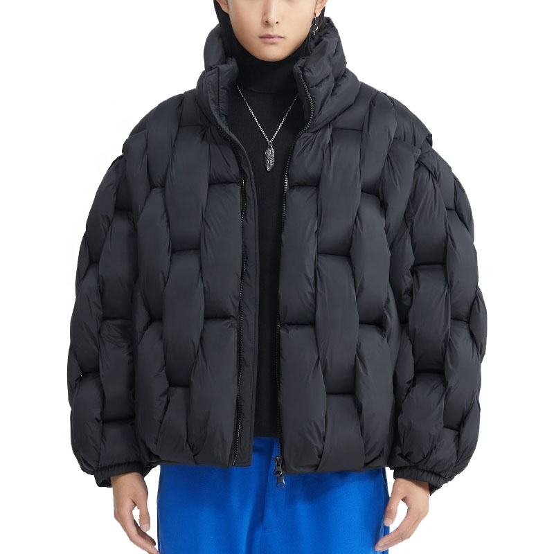 Animal print puffer jacket custom outerwear