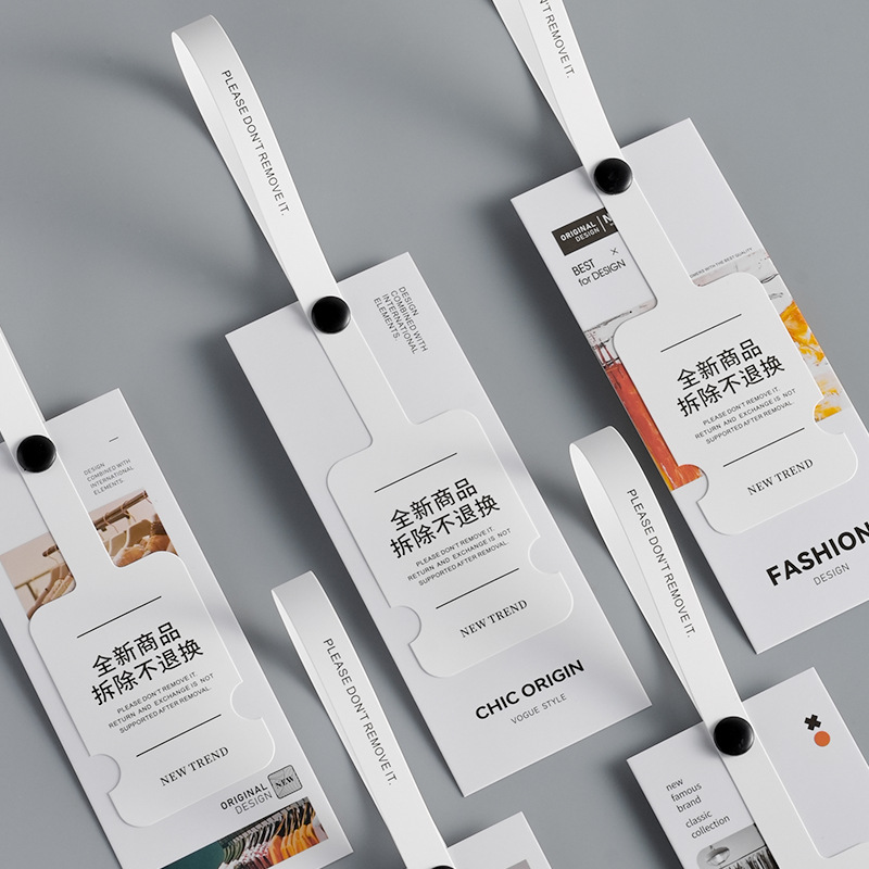 Etiquetas colgantes personalizadas