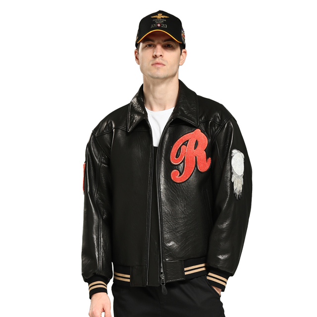 Custom biker jacket leather outerwear manufacturing
