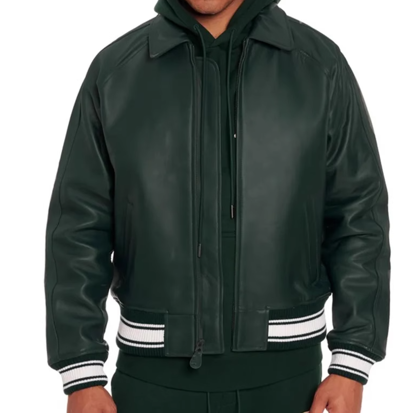 Custom leather jacket manufacturing service