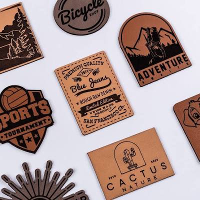 Leder-Patches