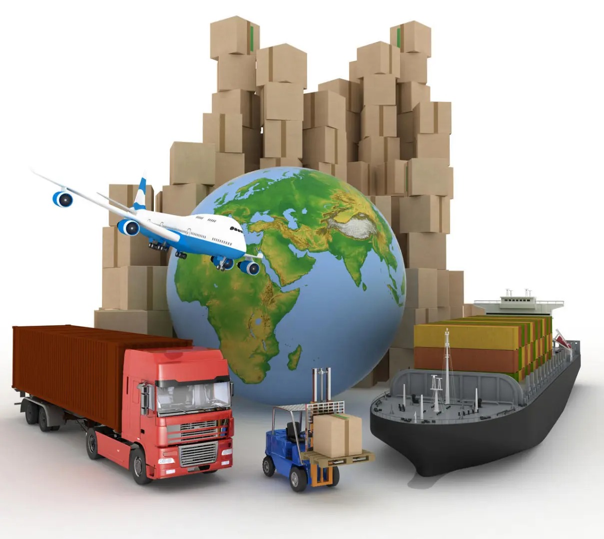 Globale Logistik und Exportunterstützung