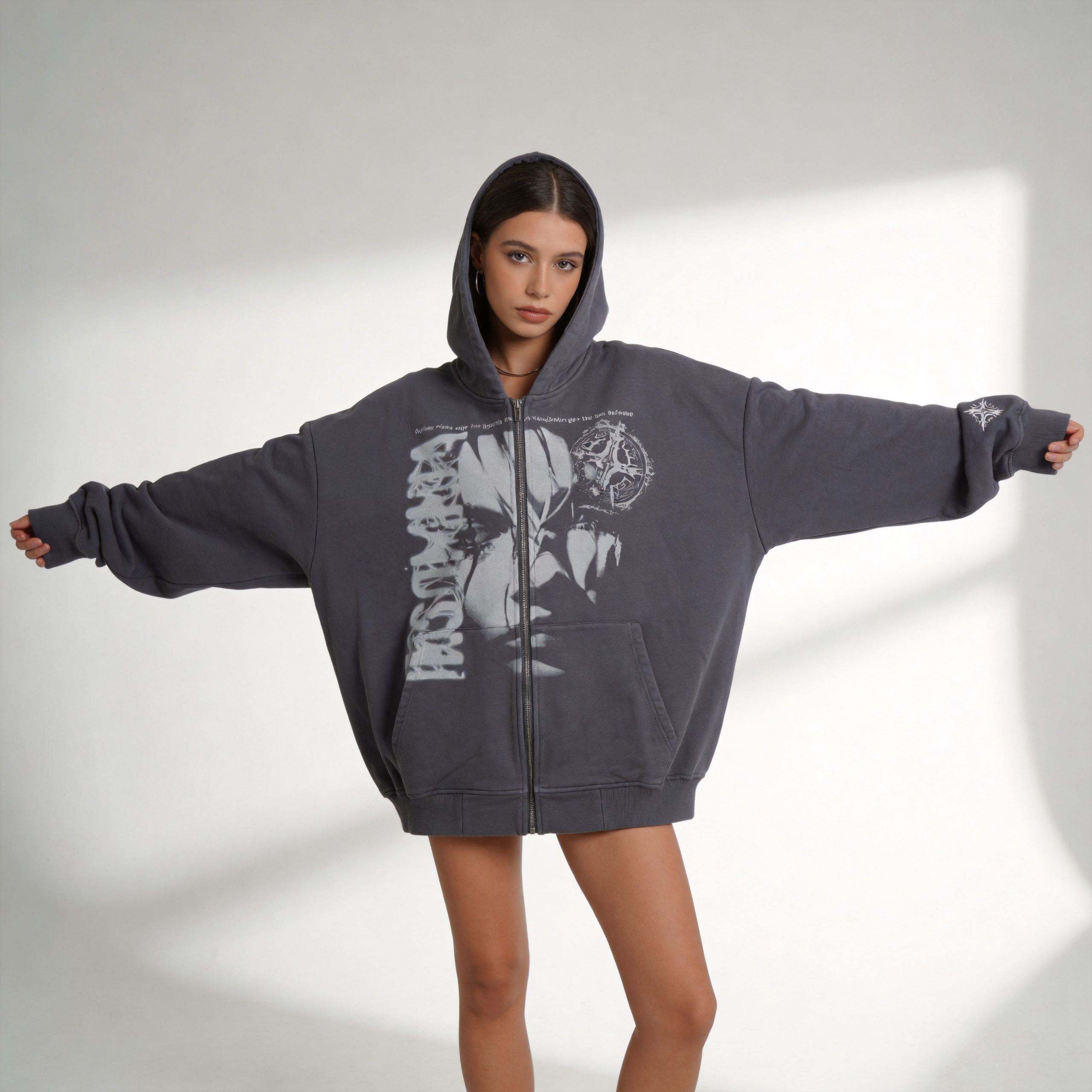 Reißverschluss-Hoodies