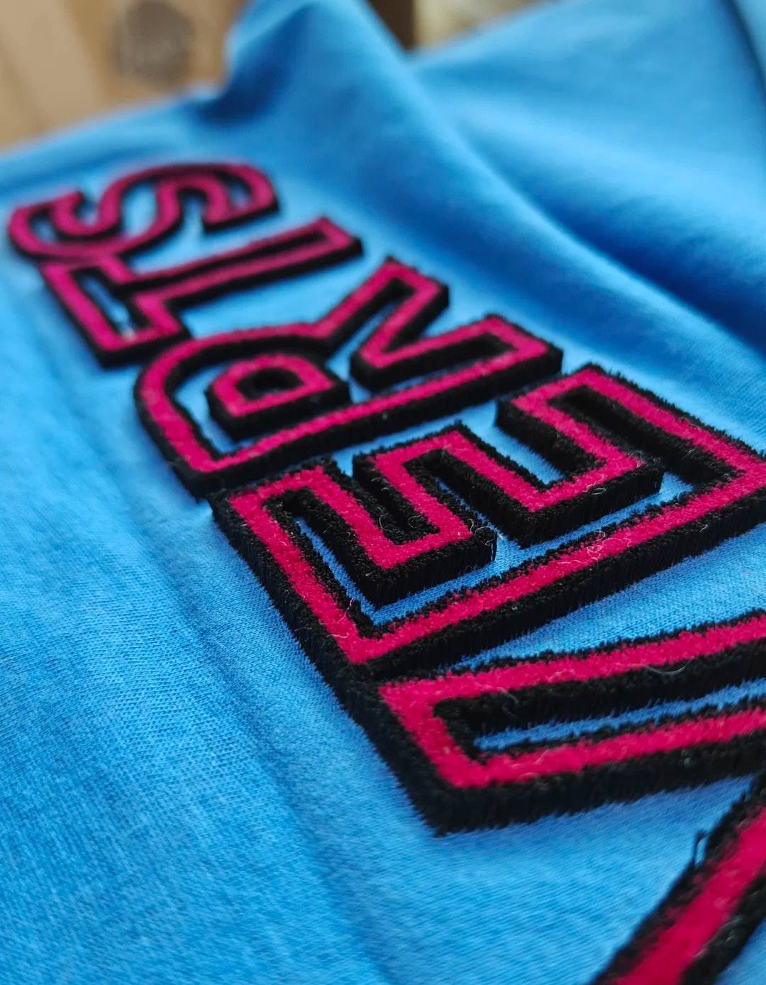 Bristle embroidery for garment decoration