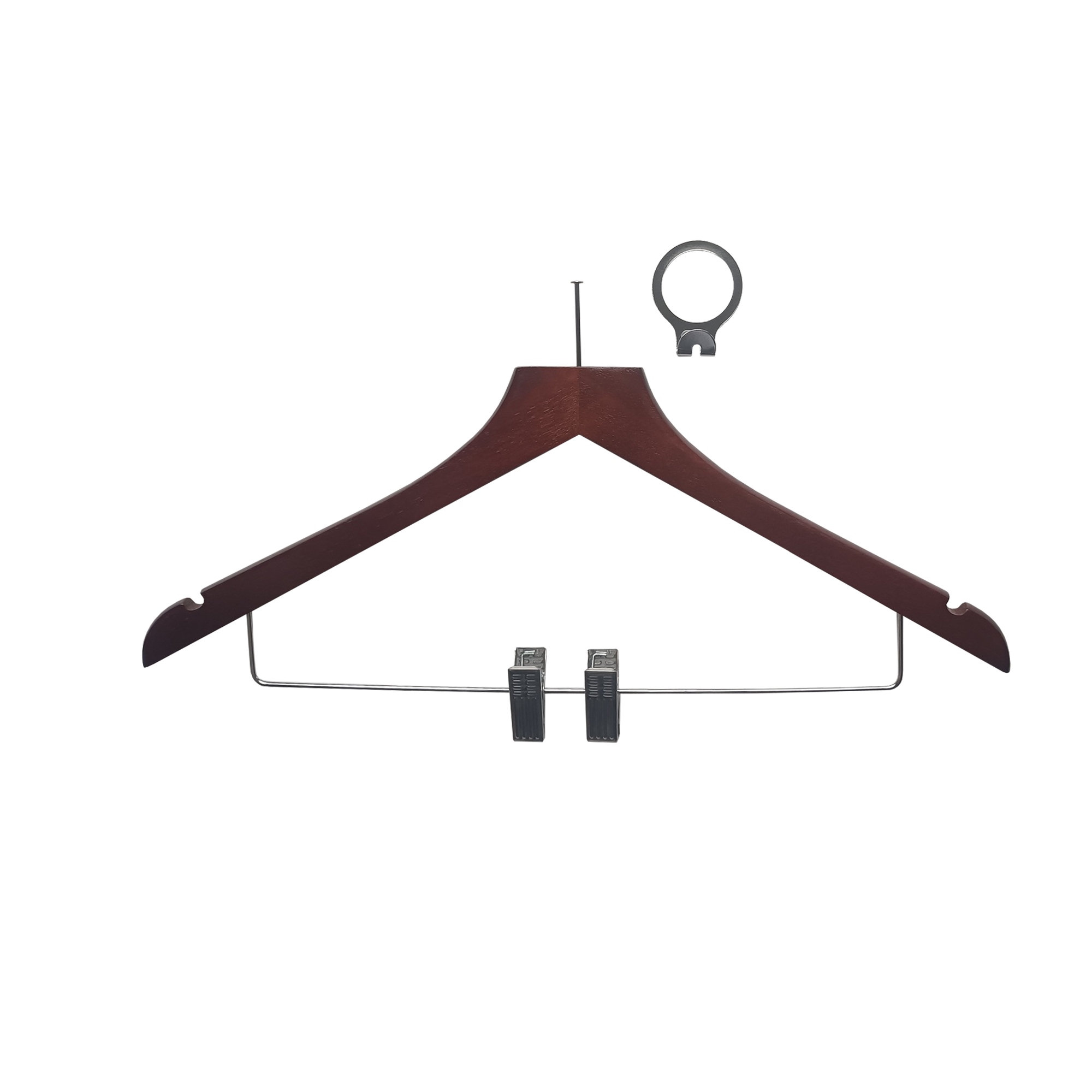 Garment hanger for fashion brand presentation