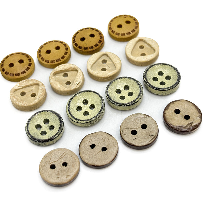 Custom garment buttons for apparel brands