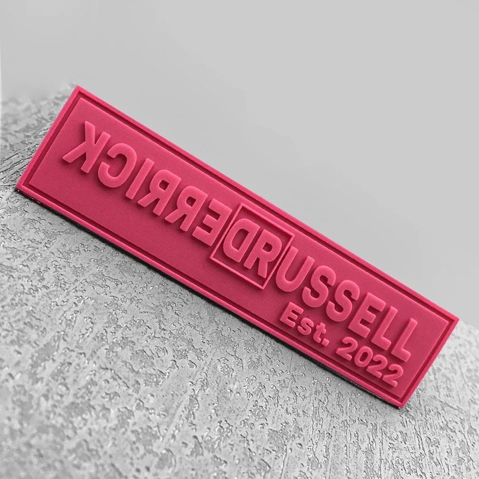 Custom clothing label for garments