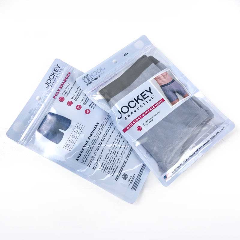 Garment packaging bags for fashion brand products