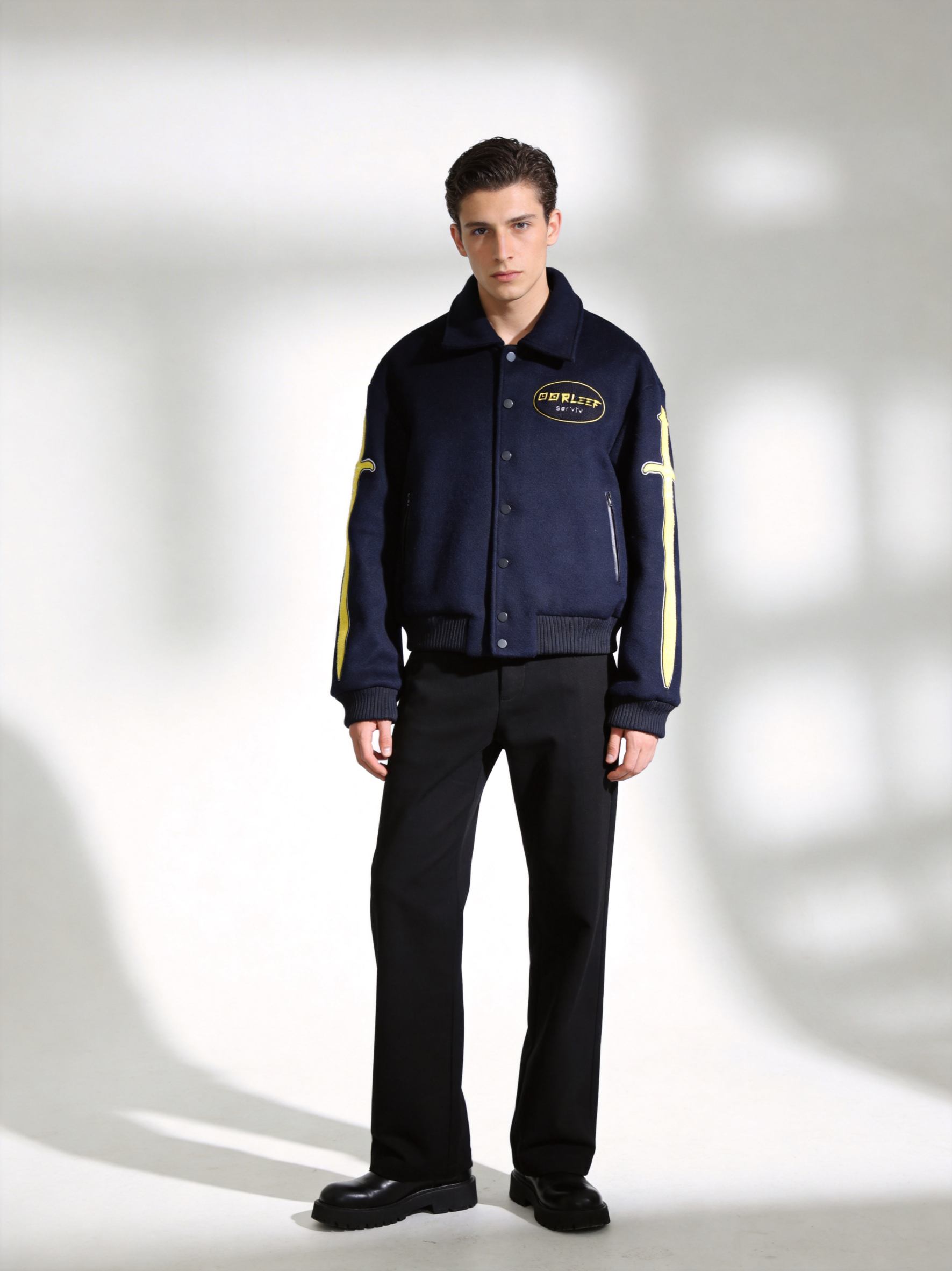 Custom baseball jacket varsity outerwear manufacturing