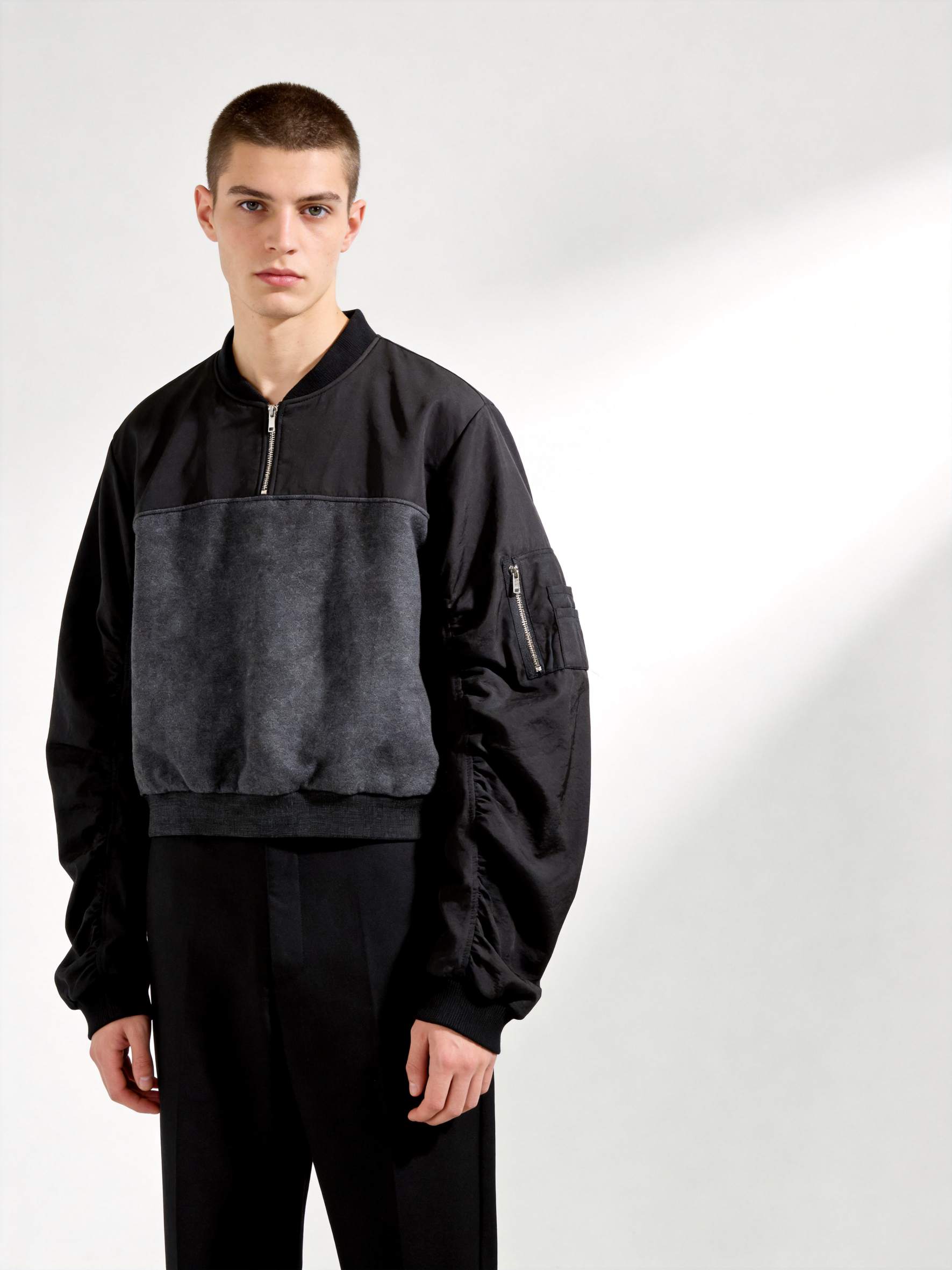 Custom men's bomber jacket for private label brands