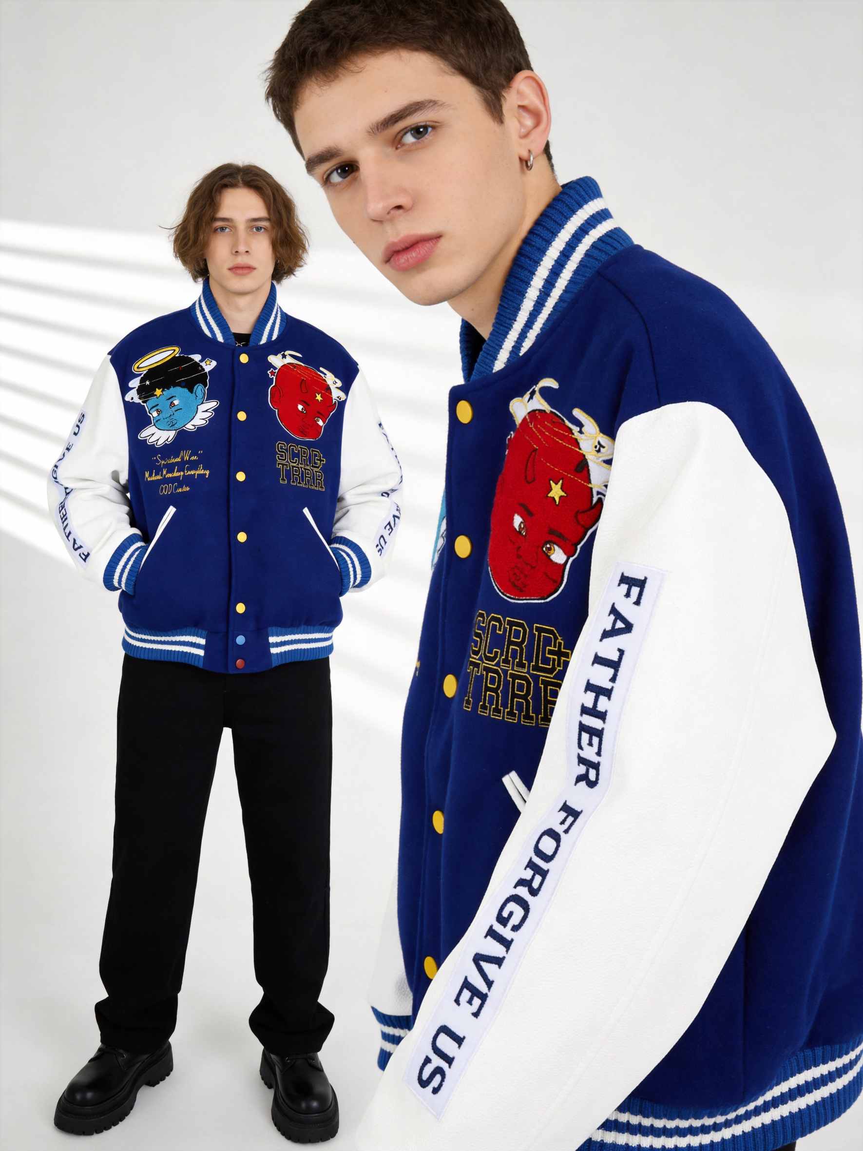 Custom design letterman varsity jackets