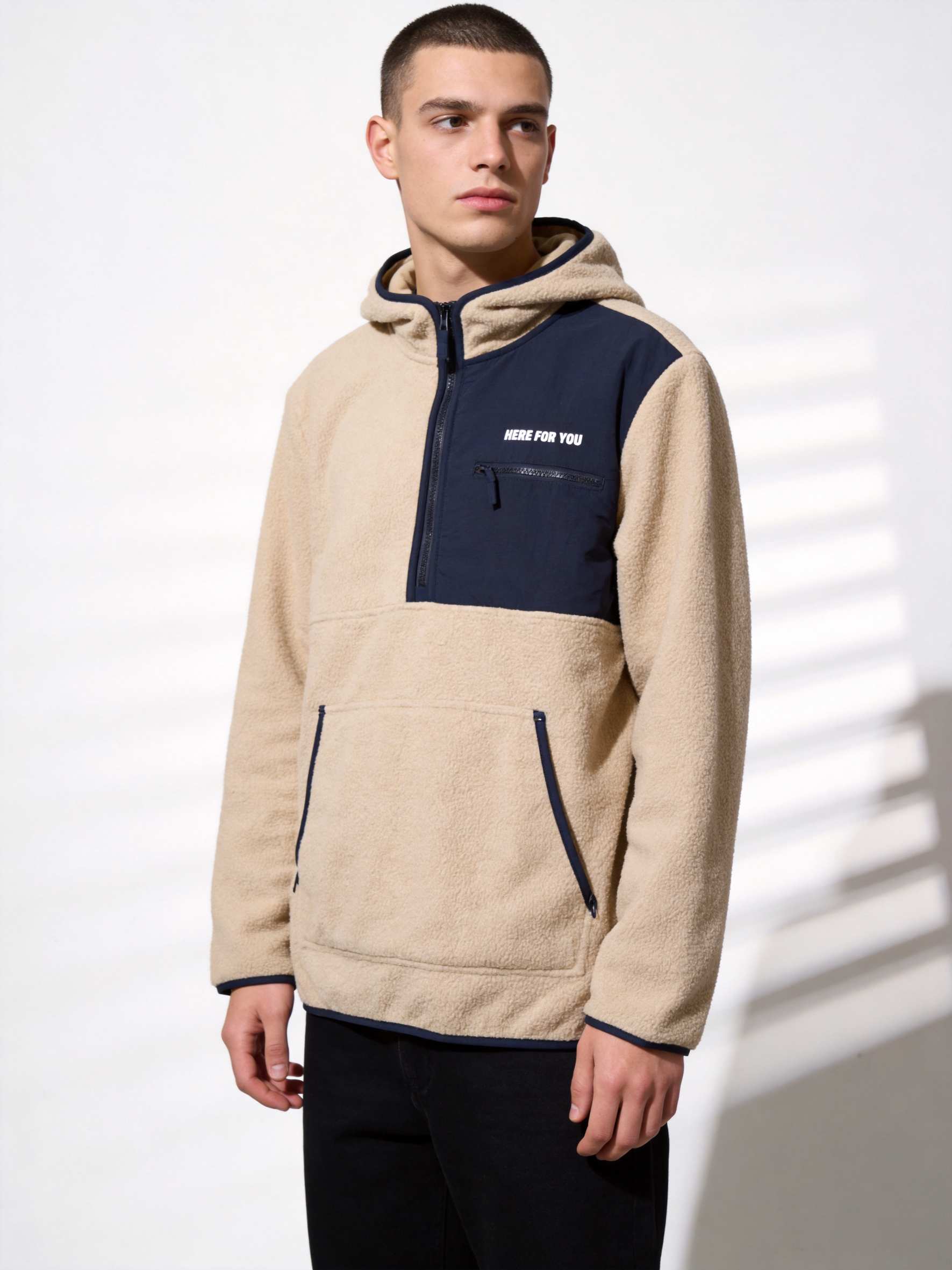Custom fleece jacket for fashion brands