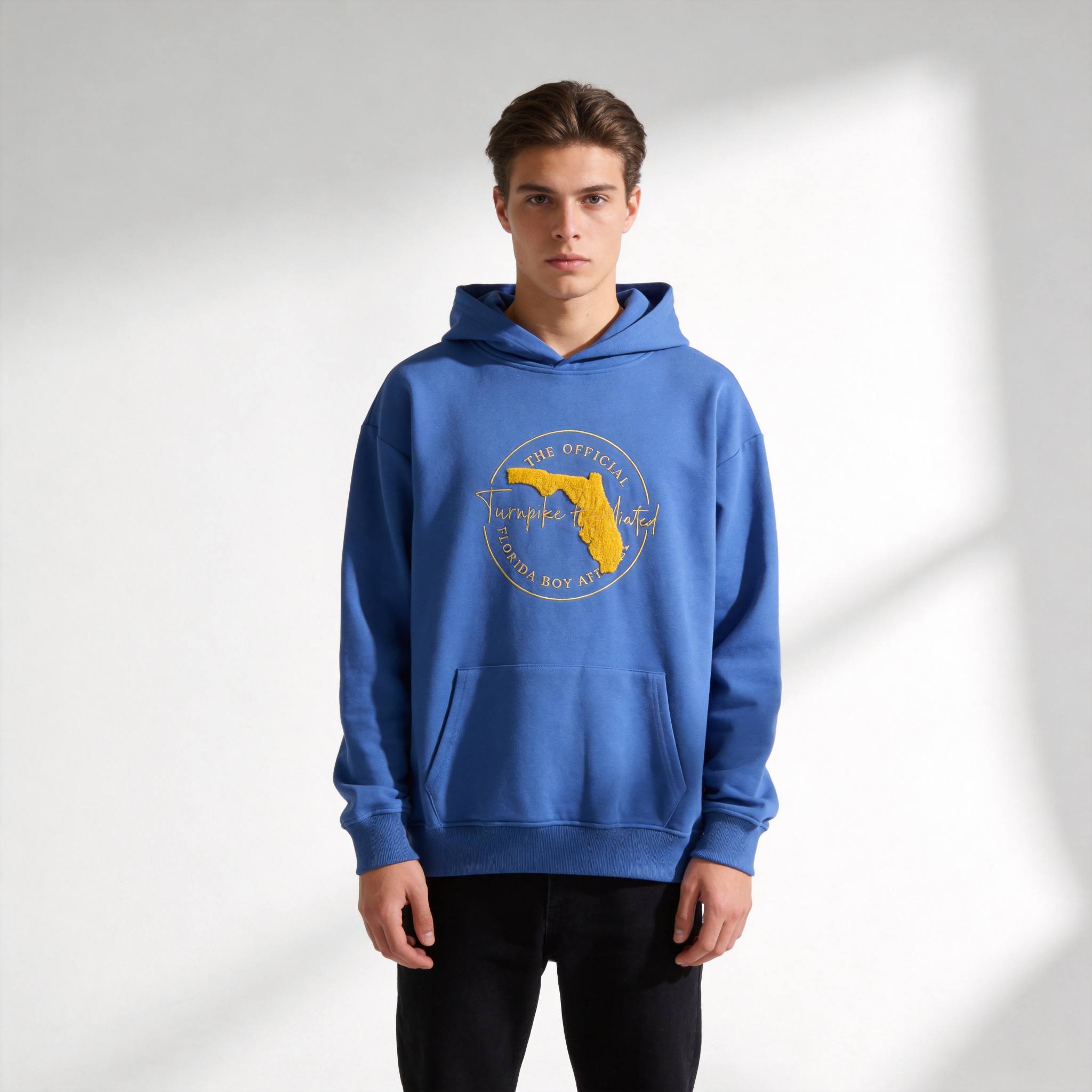 High density letter print on custom garment