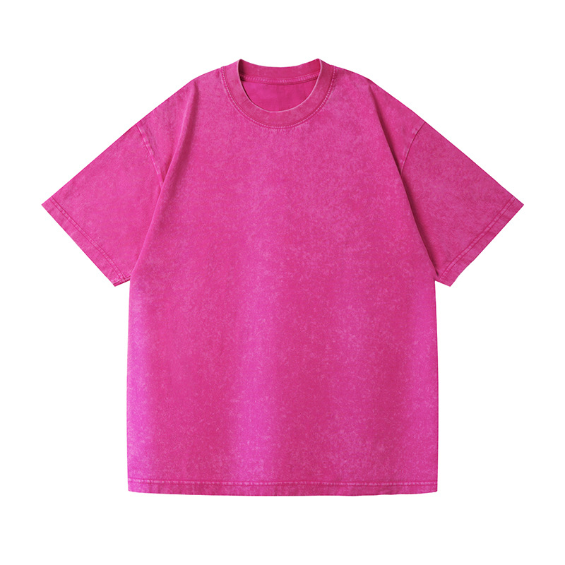 Custom mineral wash t shirts vintage finish