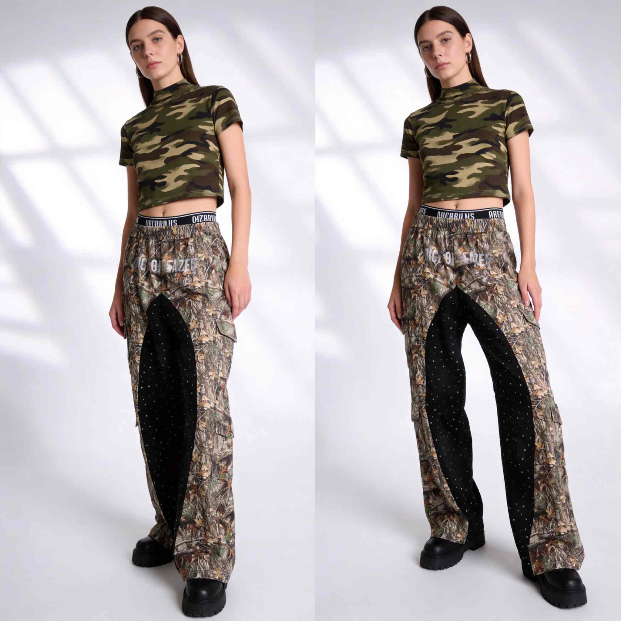 Custom nylon track pants for sportswear