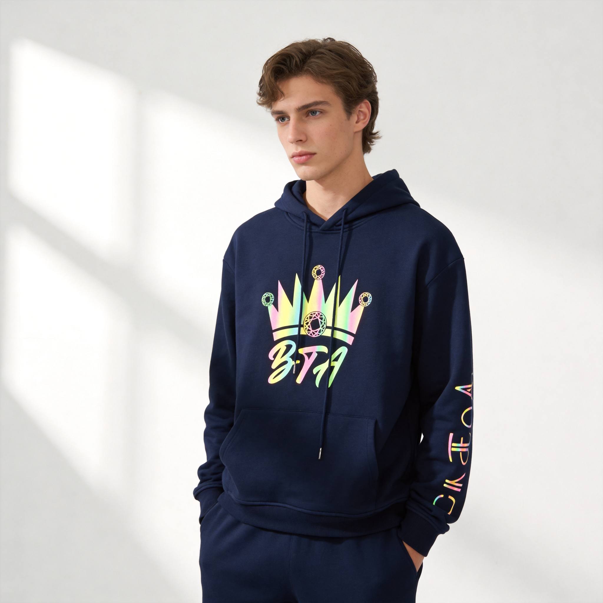 Custom printed hoodies manufacturing and production