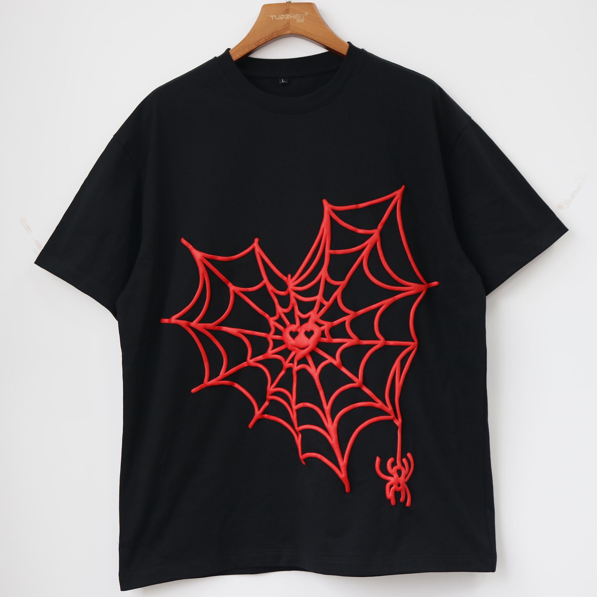 Custom puff print fitness tshirt manufacturer