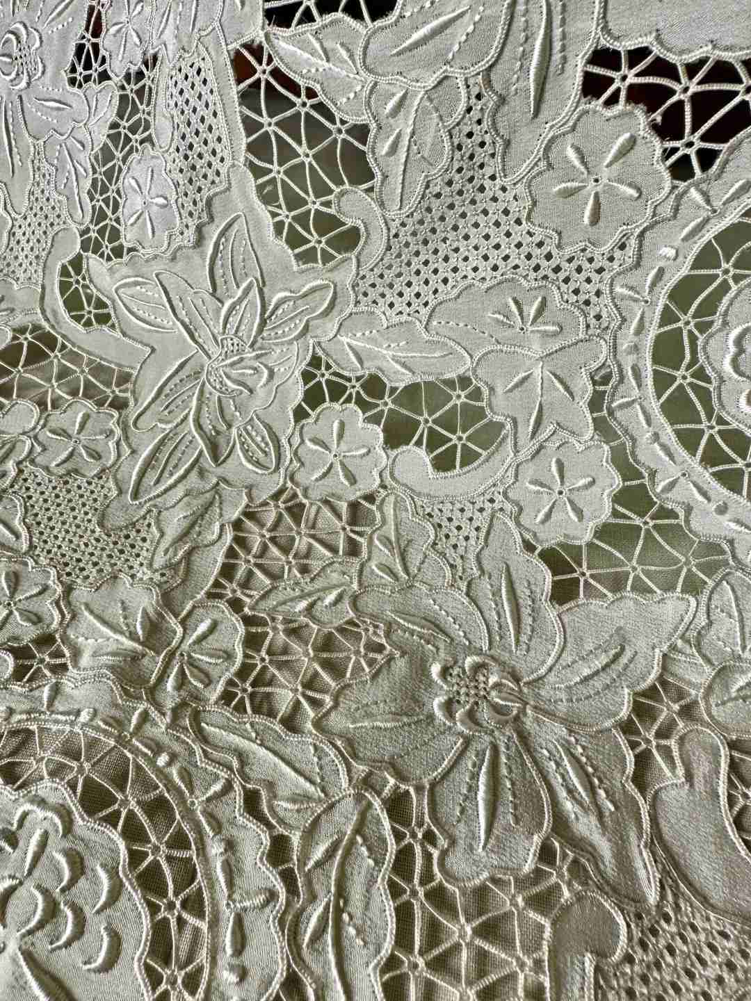 Embroidery eyelets for fashion apparel decoration