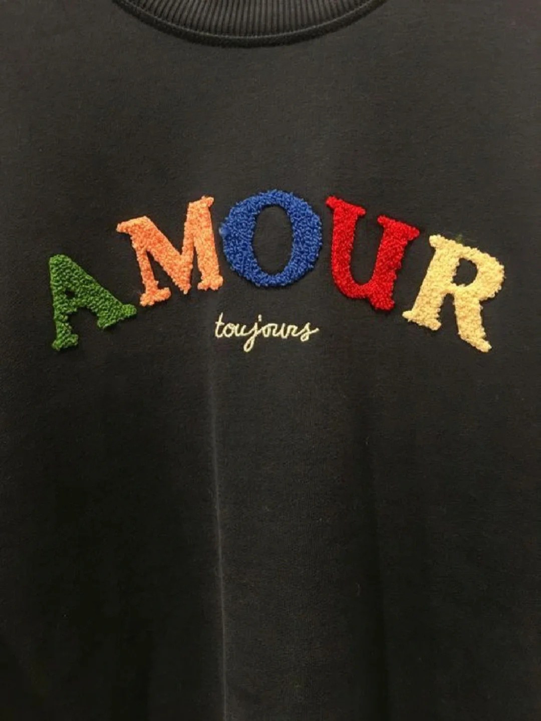 Embroidery on towels textile decoration