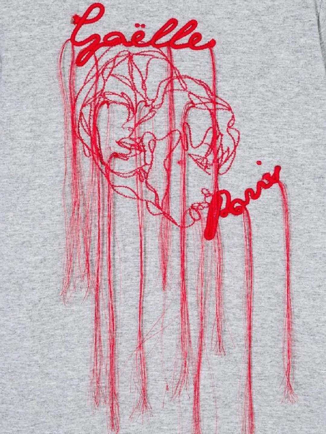 Embroidery tassel decoration on garment