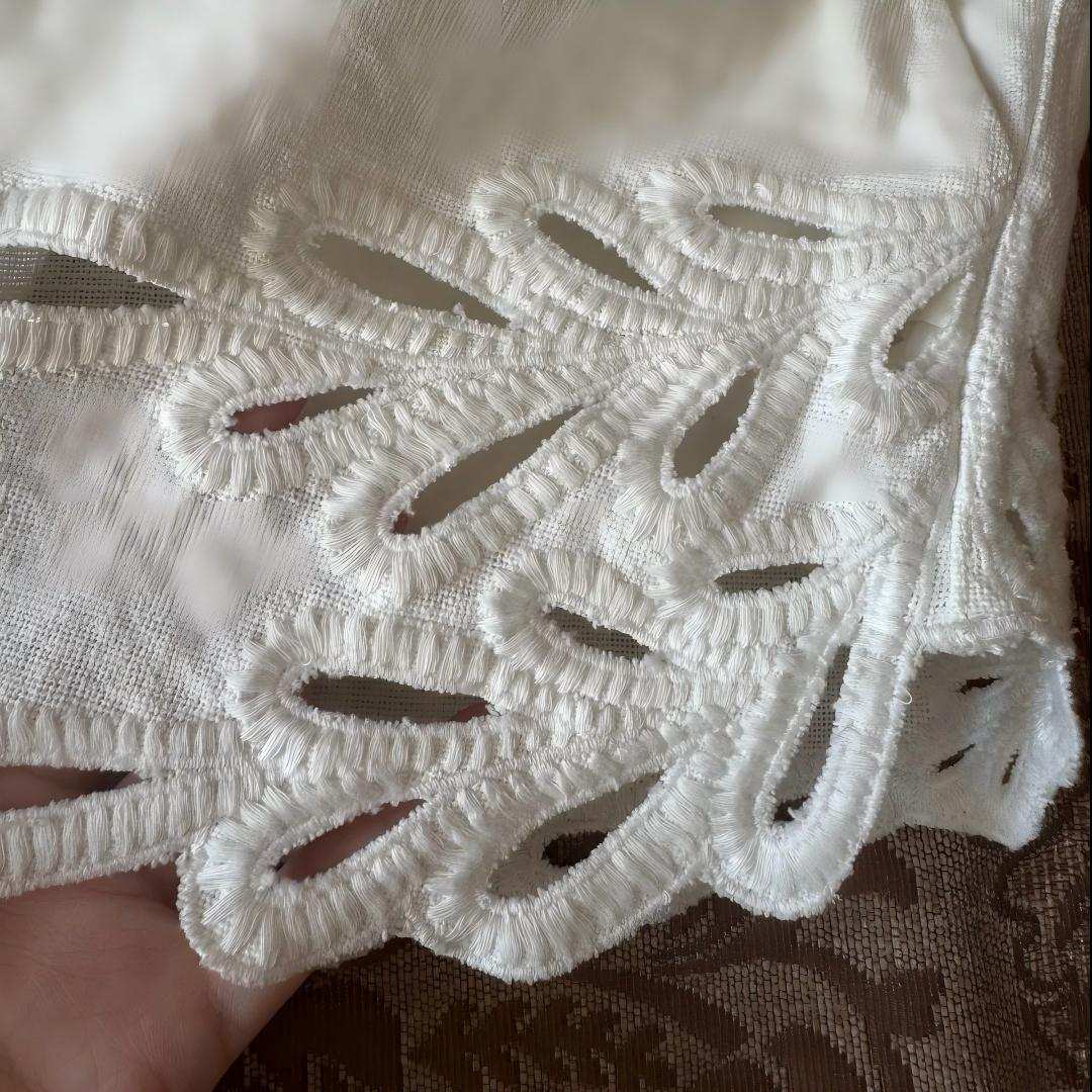 Eyelet embroidery decoration on custom apparel