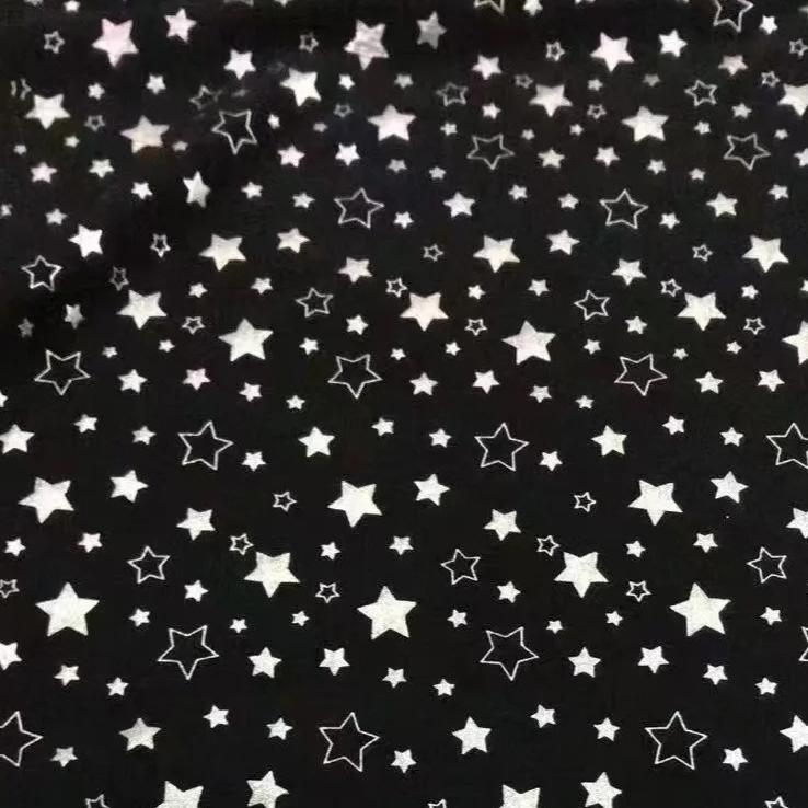 Foil print decoration on custom clothing