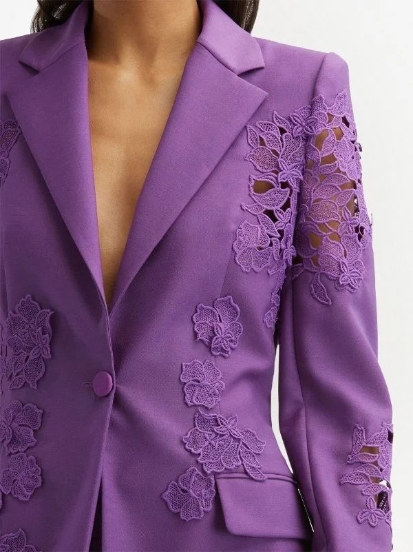 Hand embroidery eyelet technique on custom garments