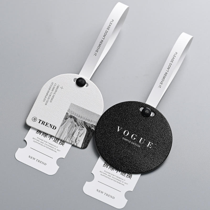 Apparel hang tag for fashion brands