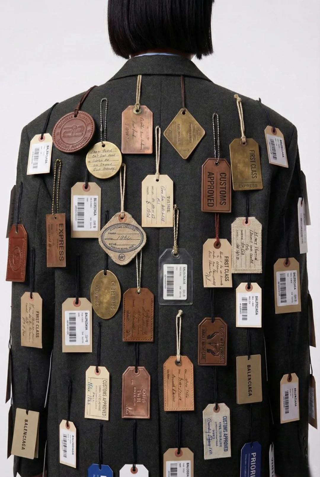 Custom hang tag clothing label