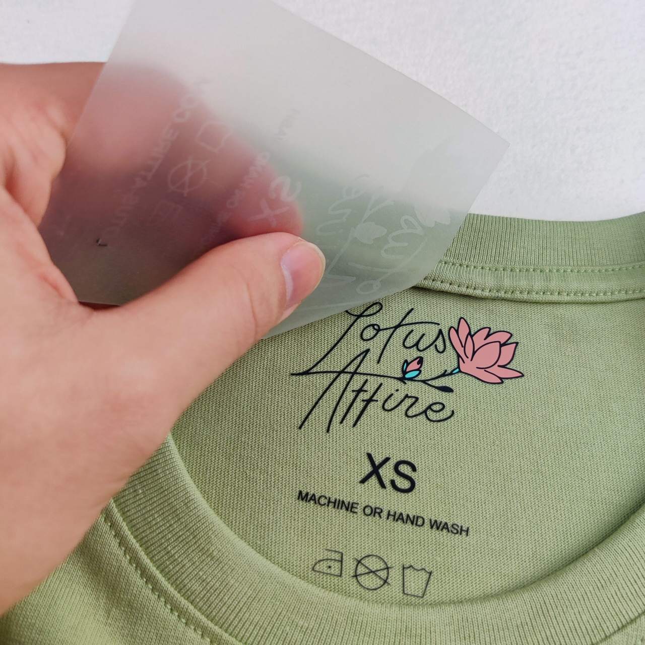 Étiquette Thermocollée
