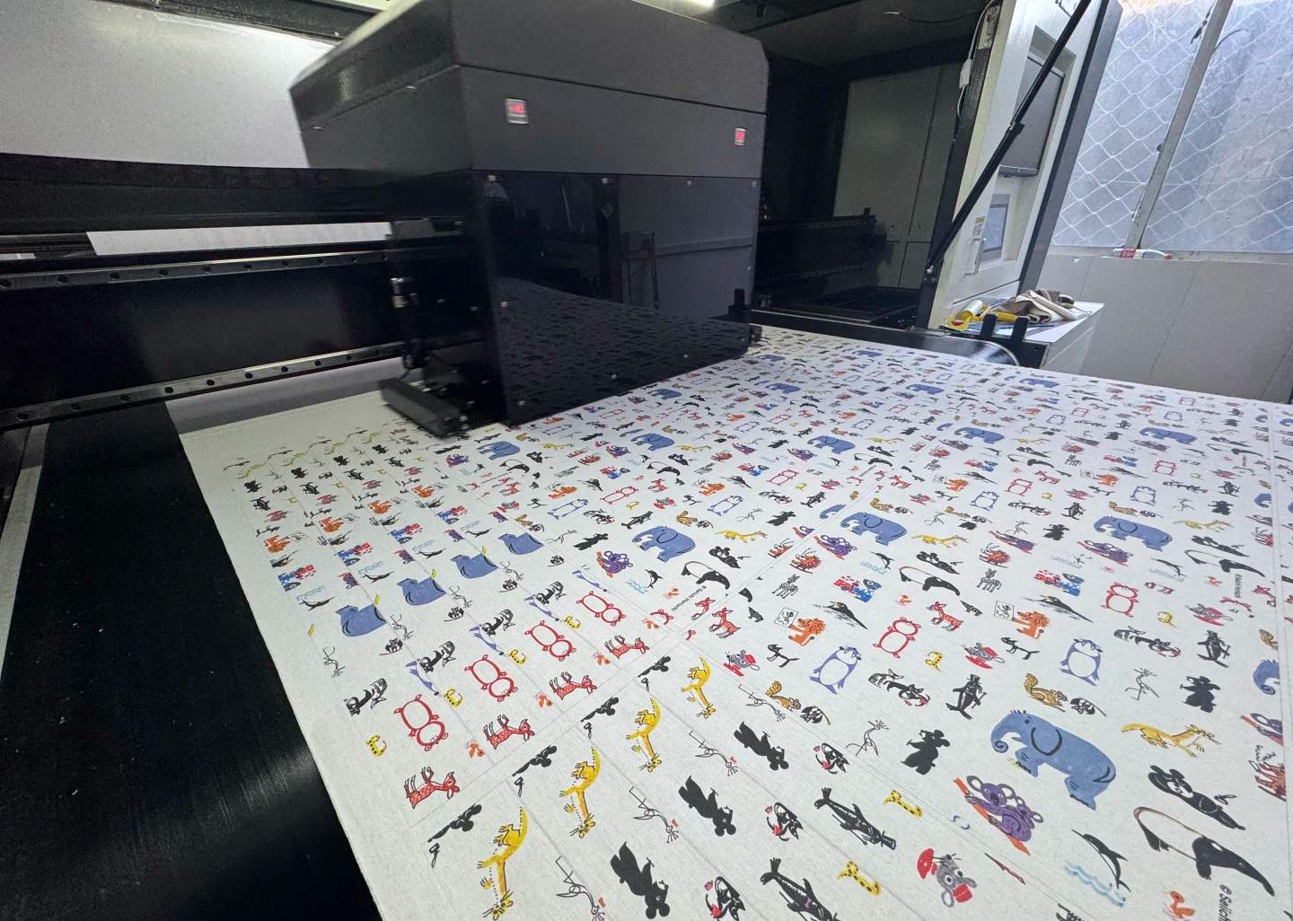 Heat transfer print on custom apparel