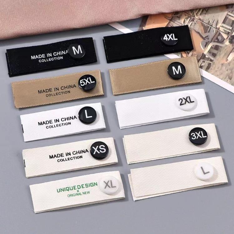 Custom size label for garment production
