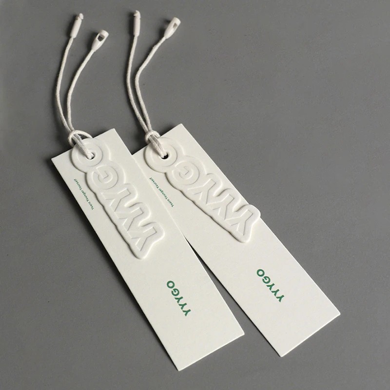 Label sticker for garment branding