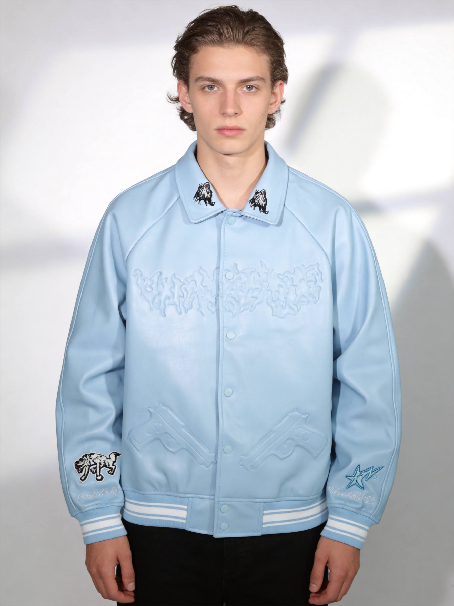 Custom men's bomber jacket for private label brands