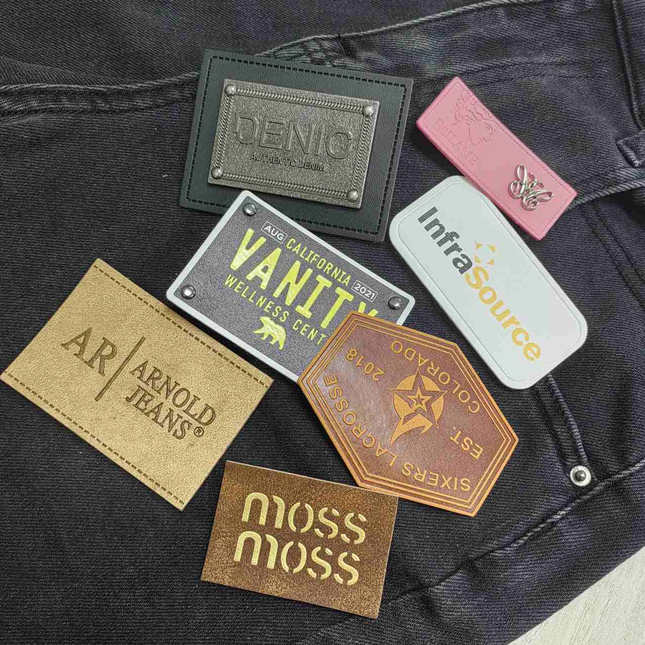 Logo stickers for packaging labels