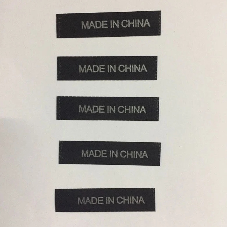 Made in label for fashion manufacturing