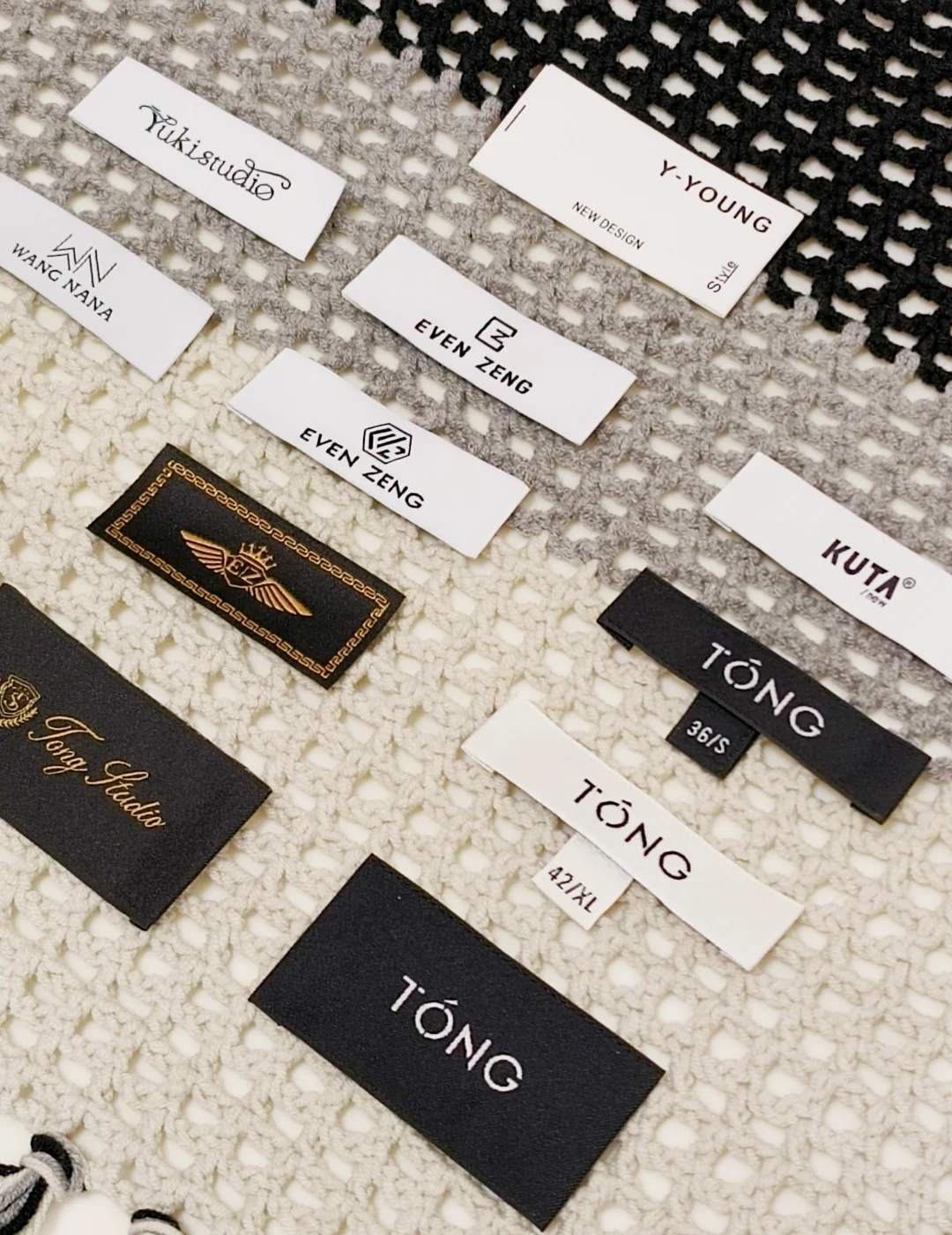 Custom main label for clothing brands