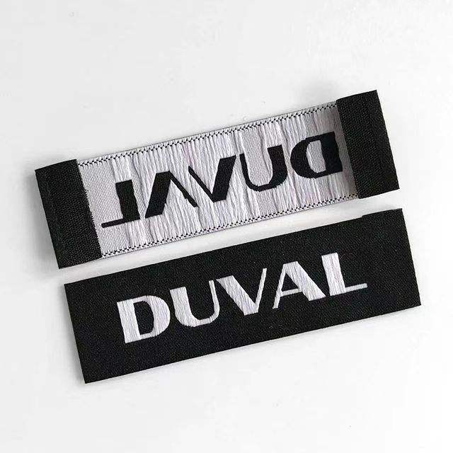 Custom woven label for garment brands