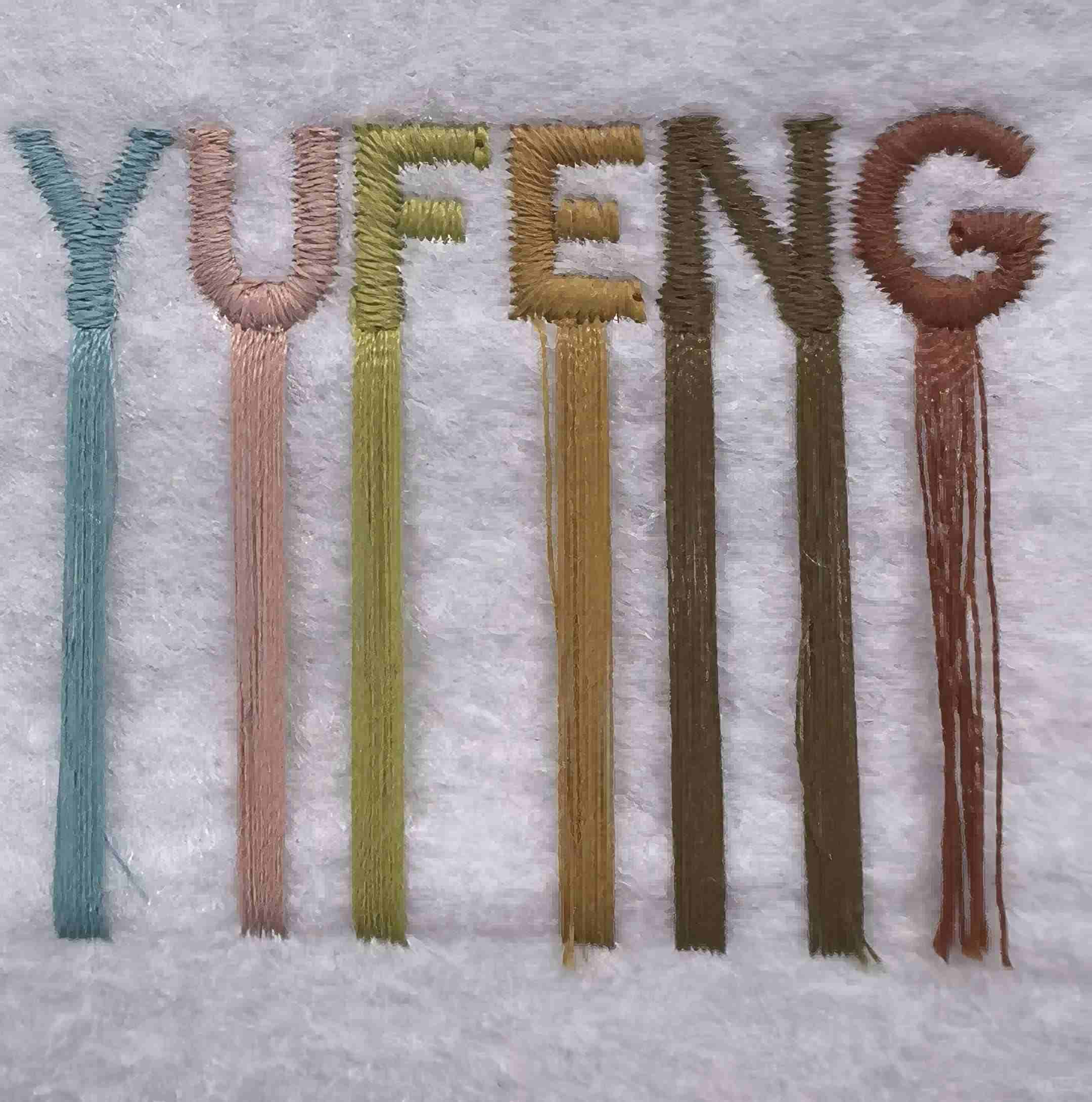 Making tassel with embroidery floss for garments