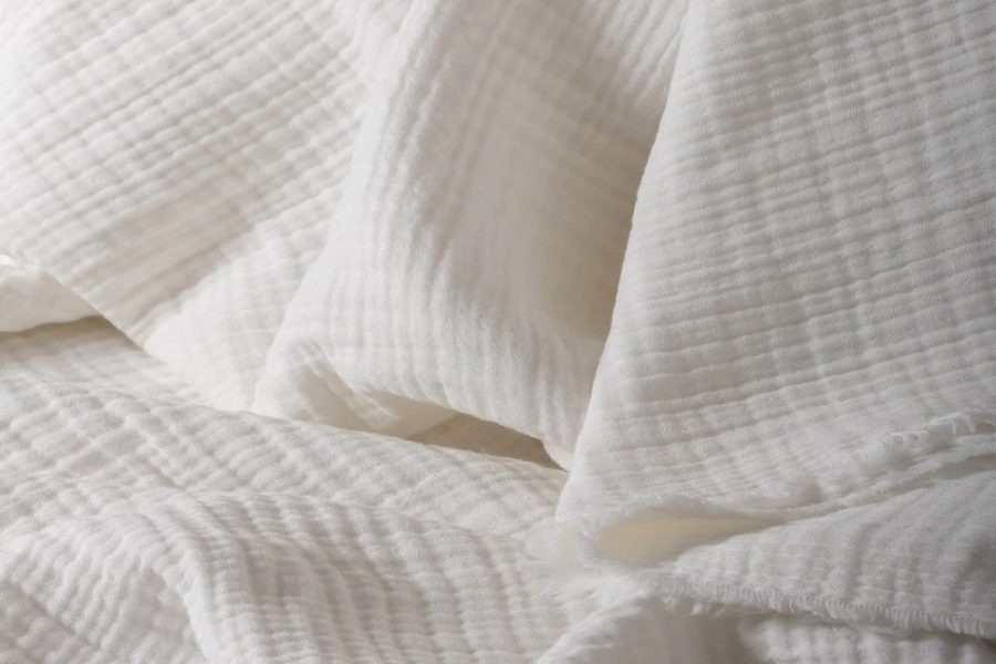 Muslin cotton fabric for garment production