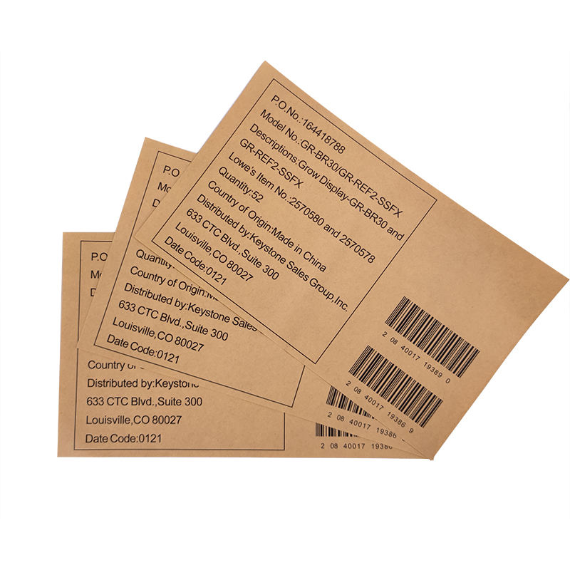 Custom packaging stickers for apparel brands