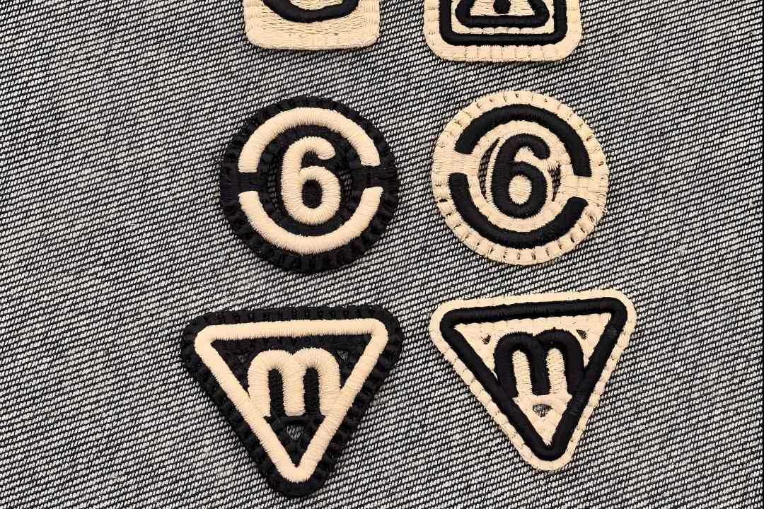Embroidered patches on custom apparel by ZORWILD
