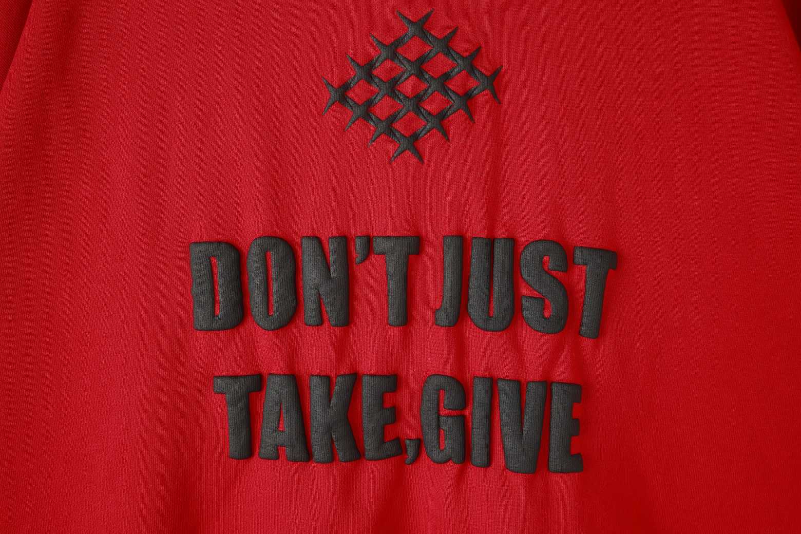 Puff ink screen printing process for garments