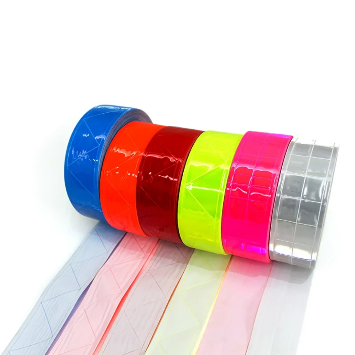 Reflective trim for streetwear clothing decoration