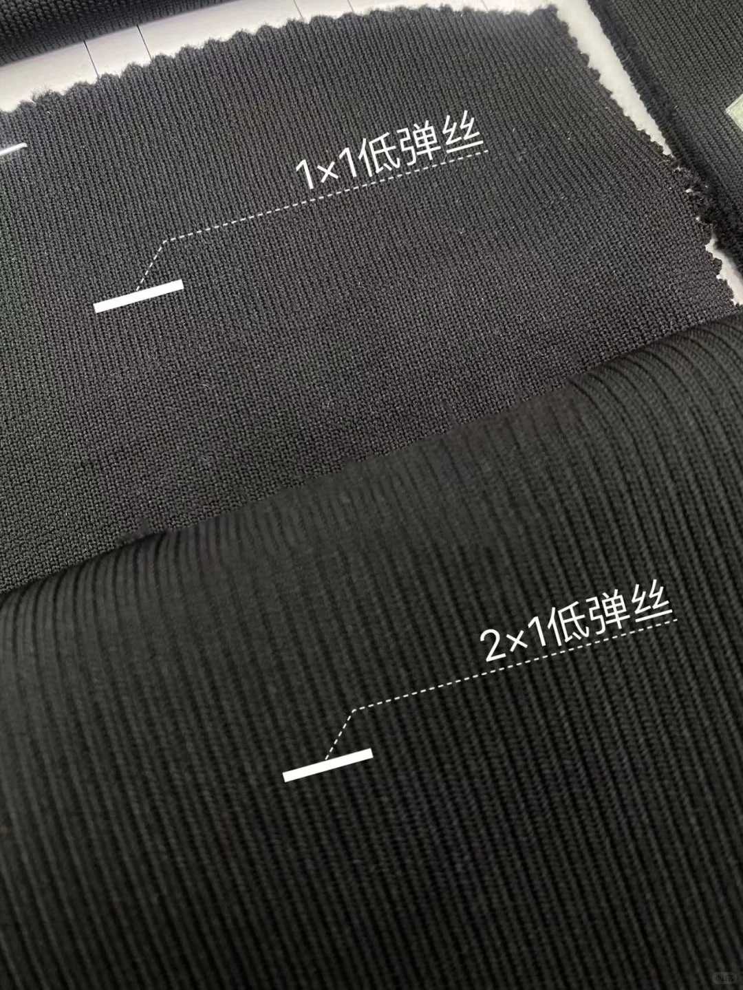 Rib knit fabric for custom apparel manufacturing