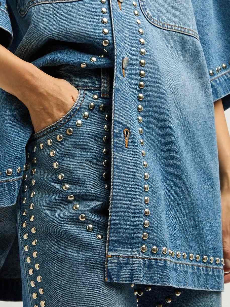 Metal rivets for custom clothing and apparel